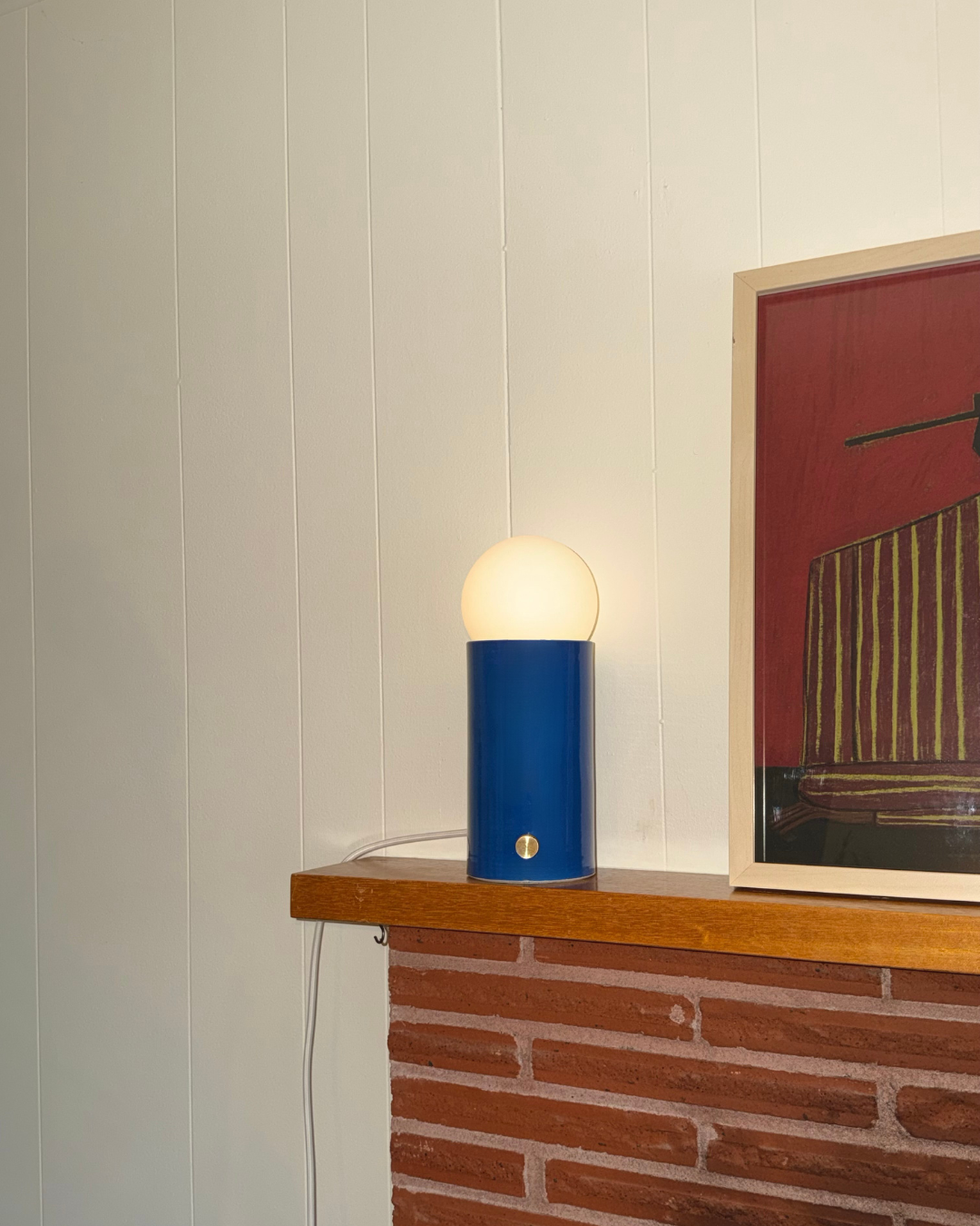 Pillar Lamp - Blue
