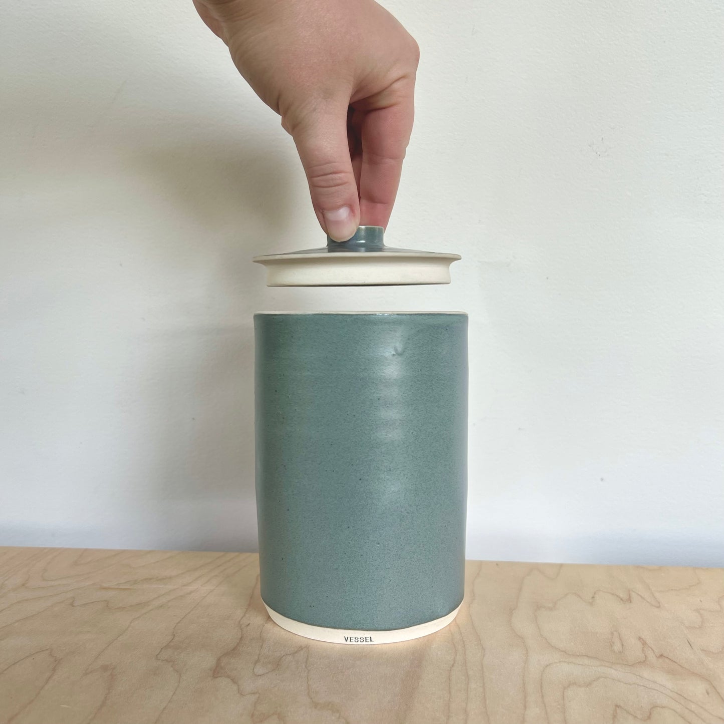 Frost Blue Jar