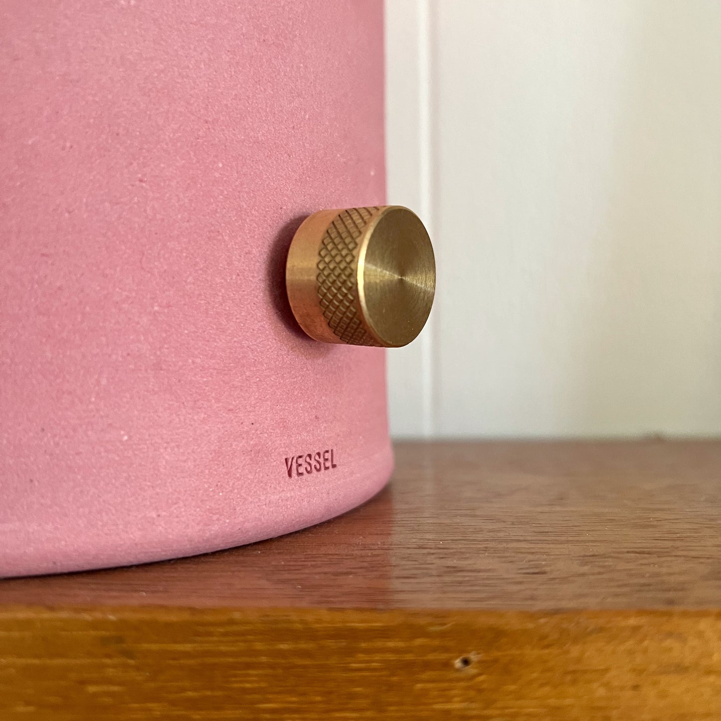 Pillar Lamp - Red Clay