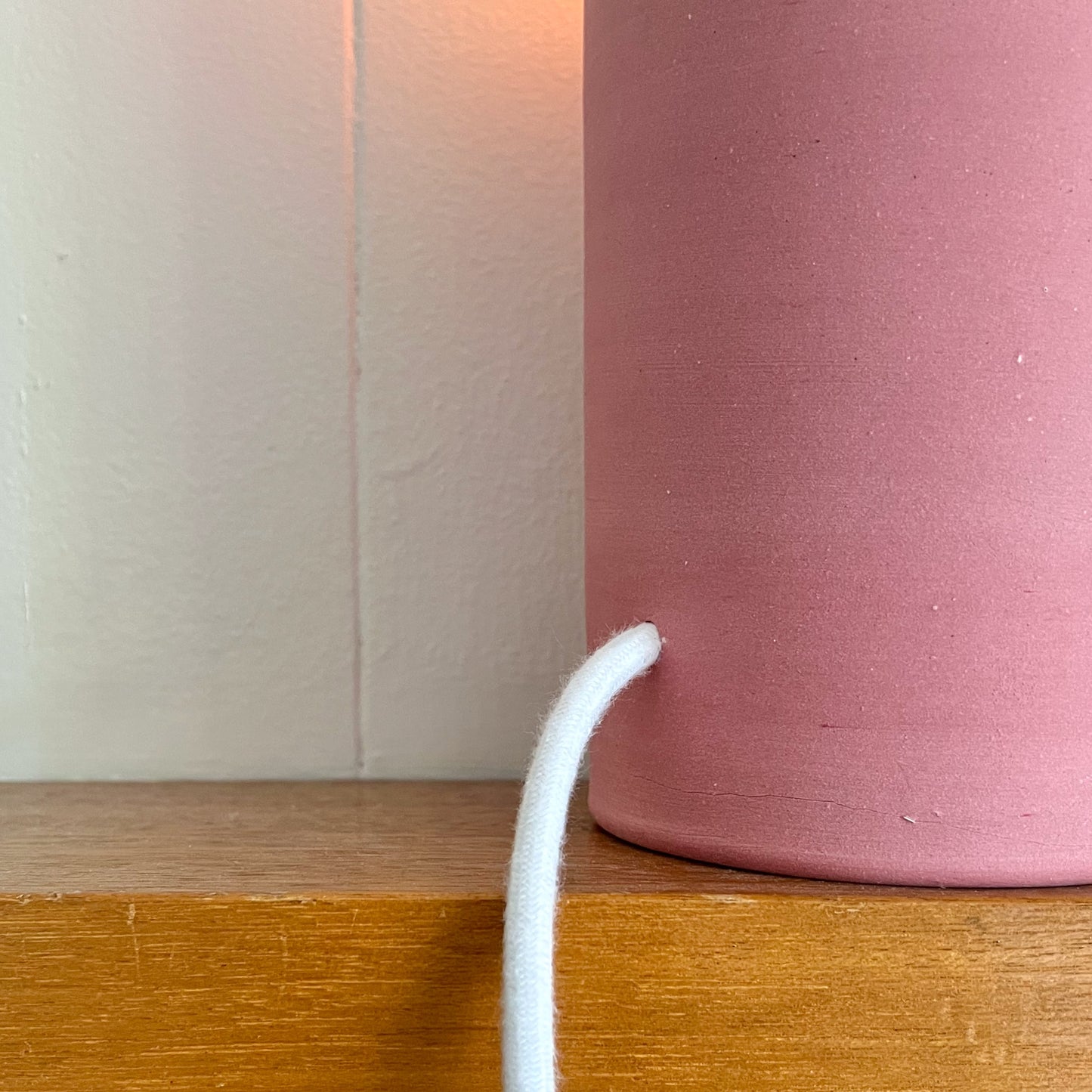 Pillar Lamp - Red Clay