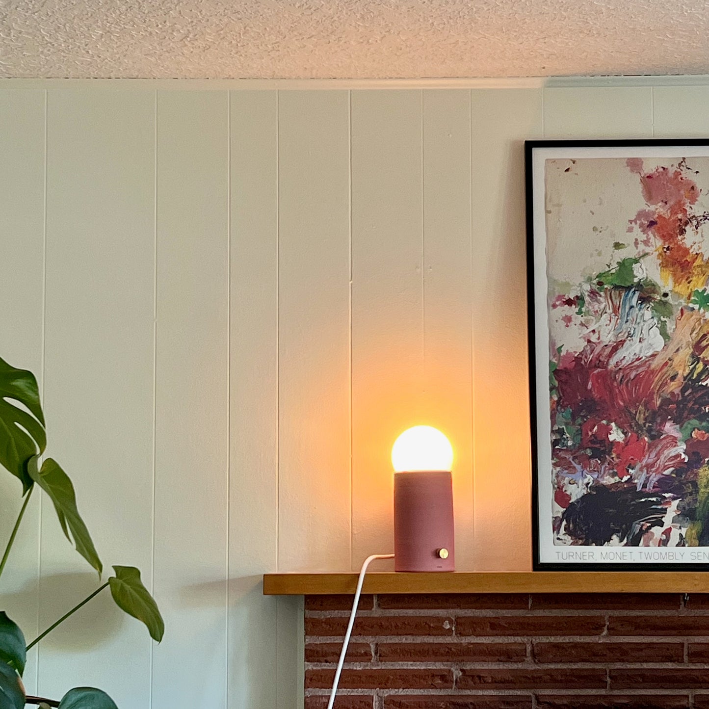 Pillar Lamp - Red Clay