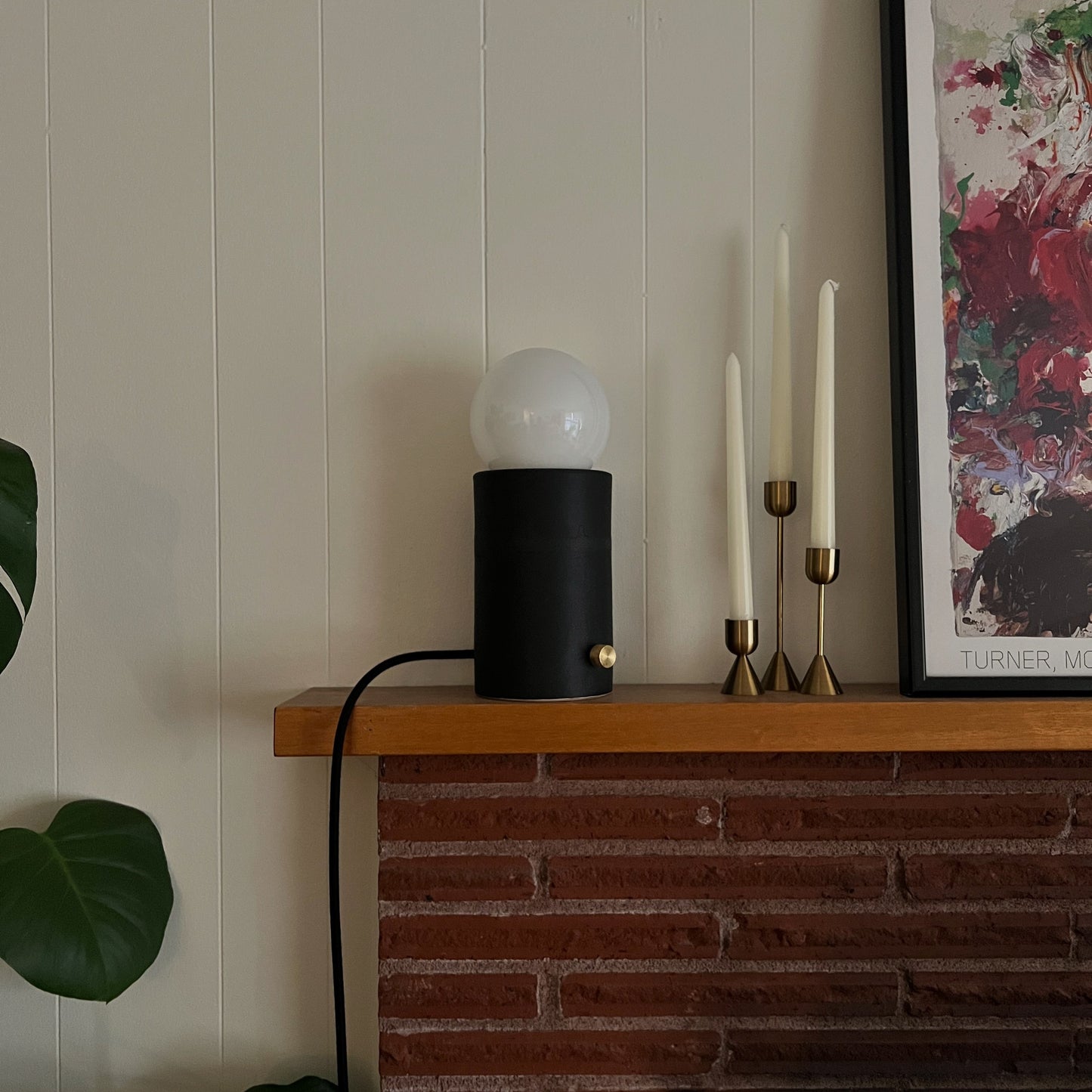 Pillar Lamp - Char