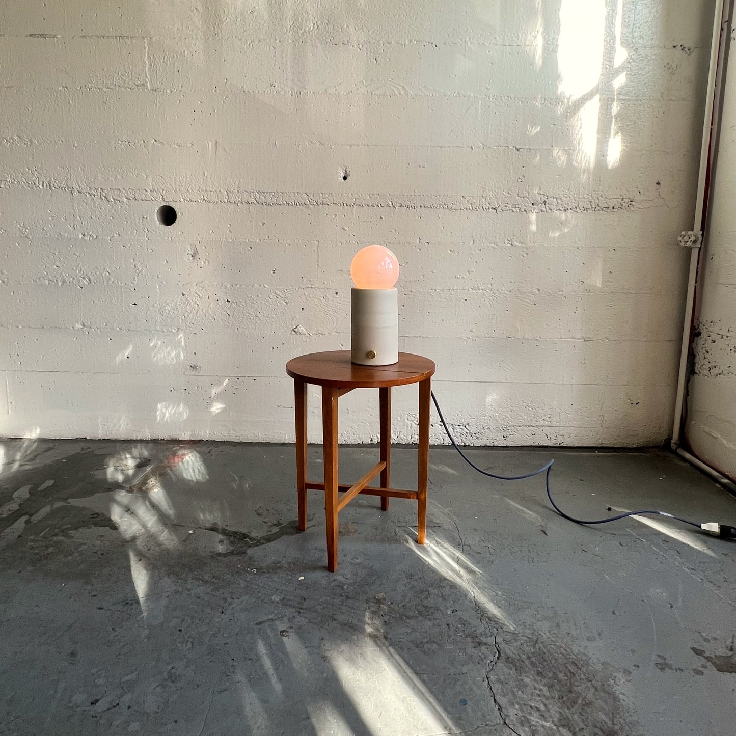 Pillar Lamp - Bone