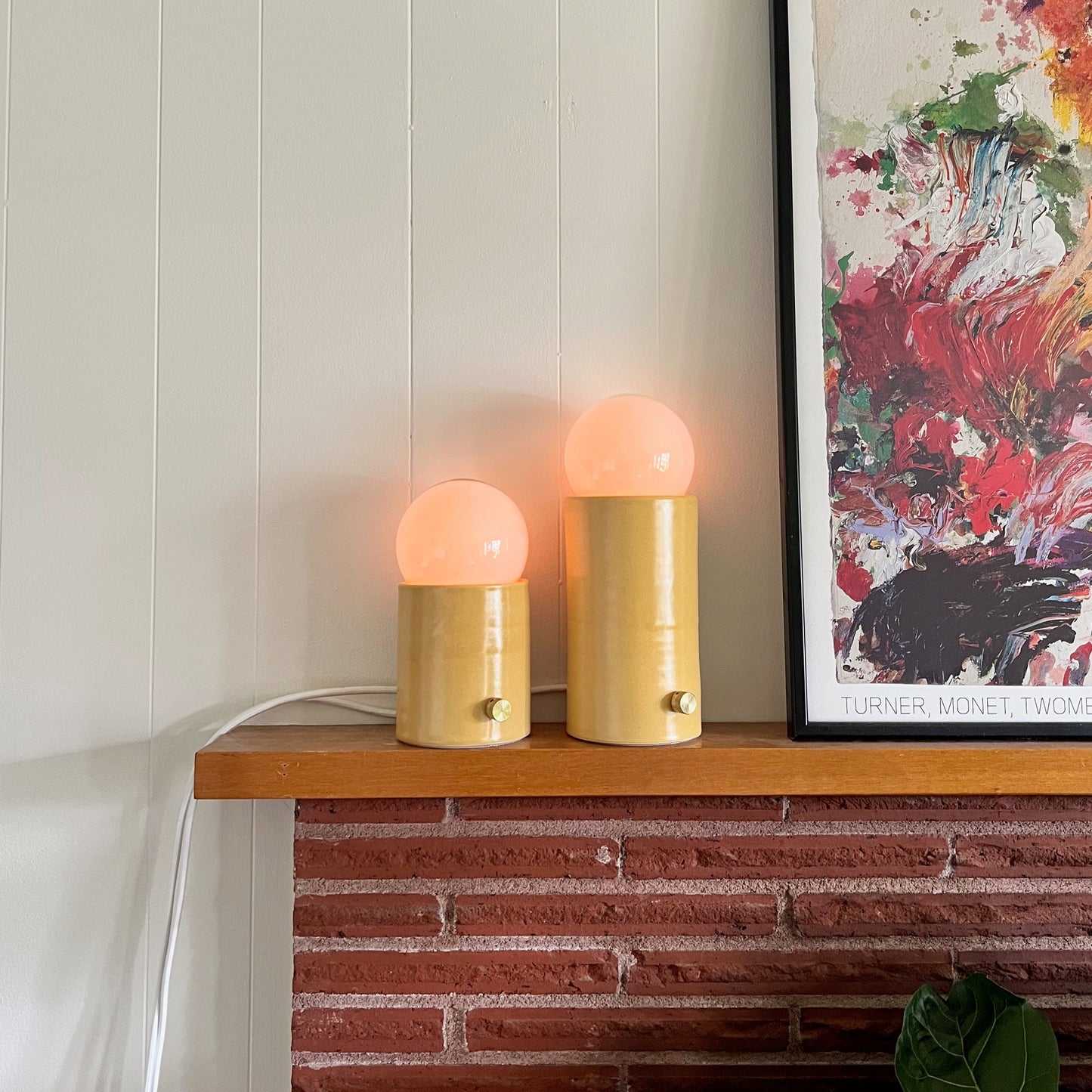 Pillar Lamp - Honey