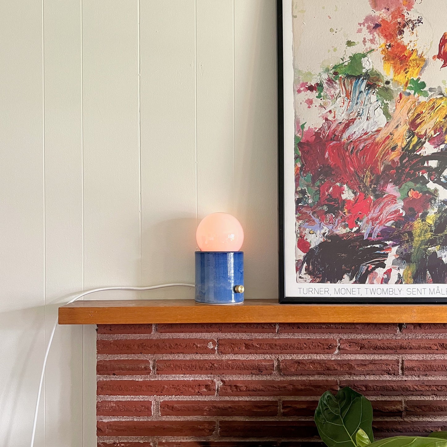 Mini Pillar Lamp - Cornflower