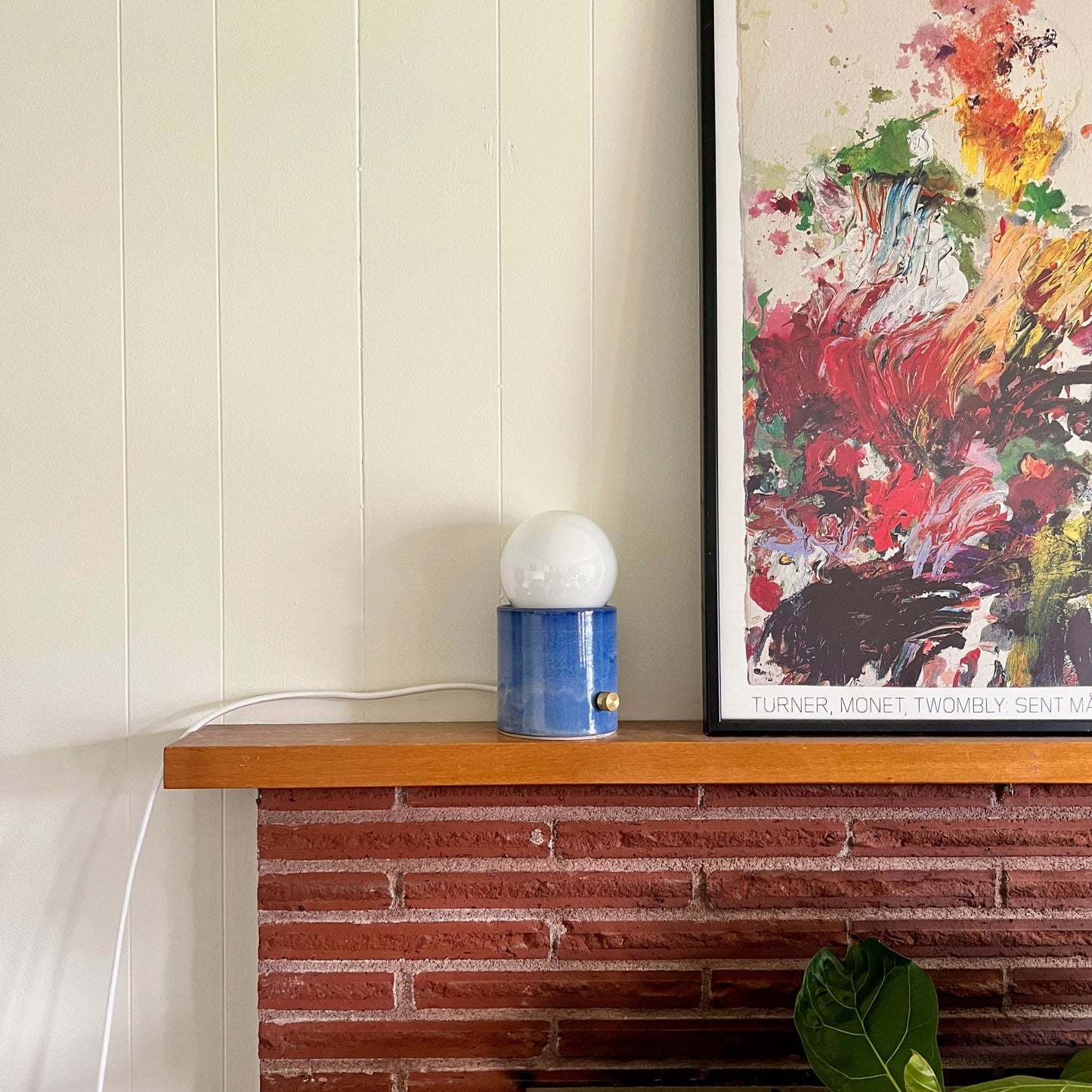 Mini Pillar Lamp - Cornflower