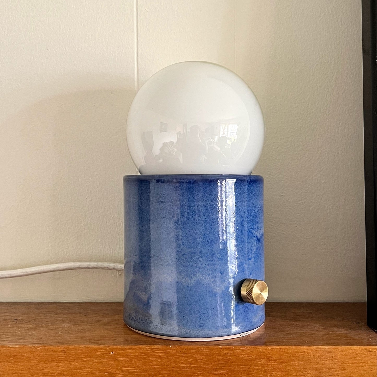 Mini Pillar Lamp - Cornflower