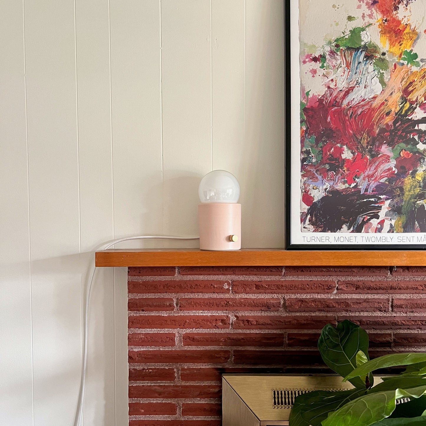 Mini Pillar Lamp - Pink