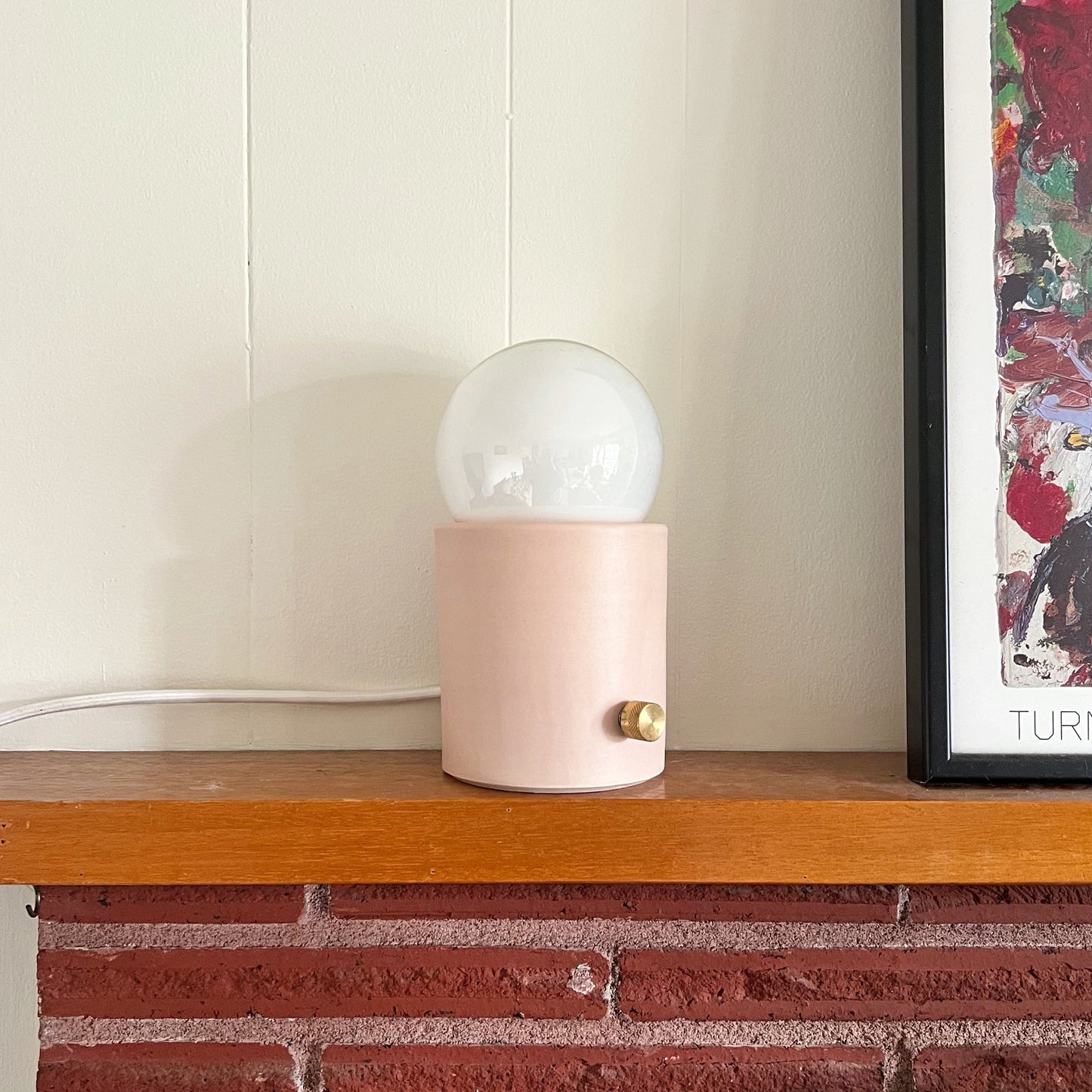 Mini Pillar Lamp - Pink