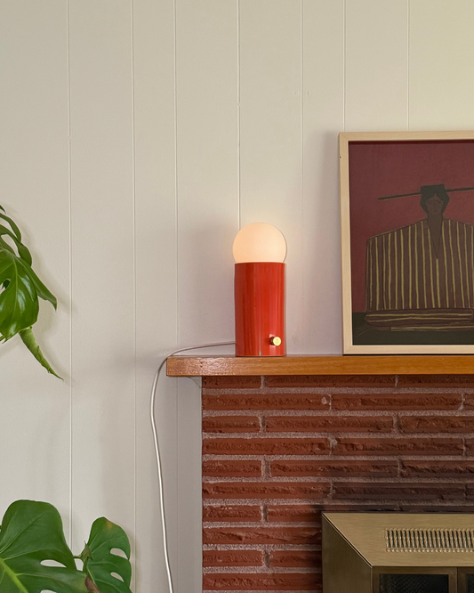 Pillar Lamp - Orange