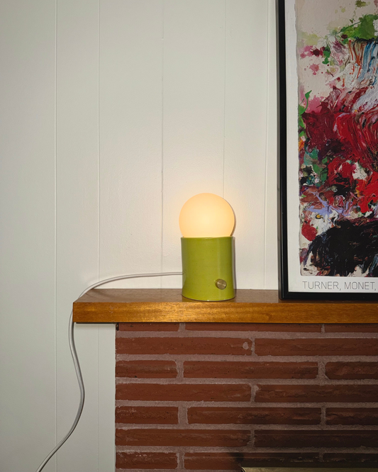 Mini Pillar Lamp - Lime