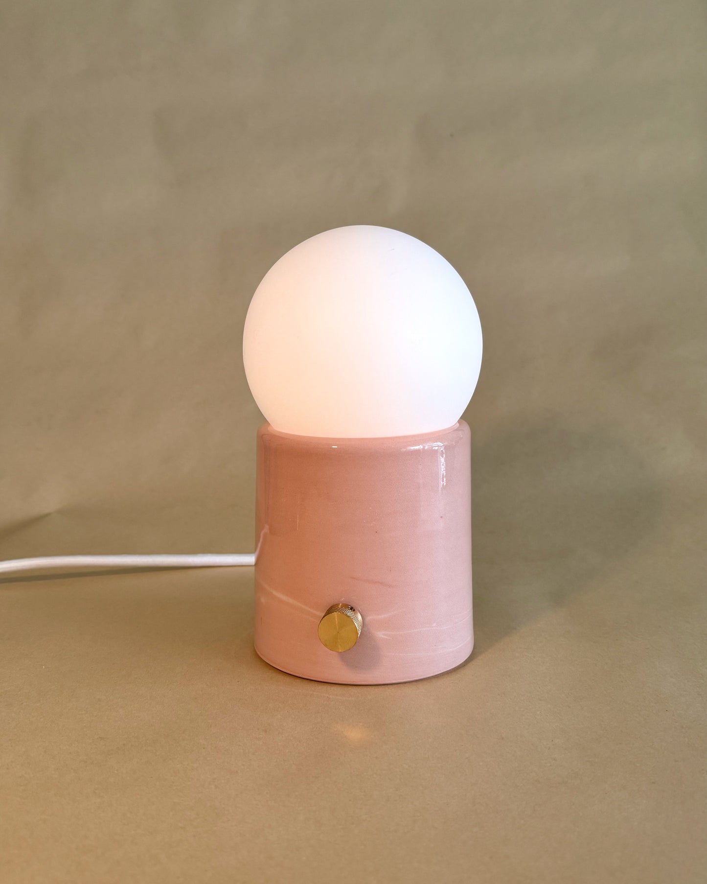 Mini Pillar Lamp - Peach