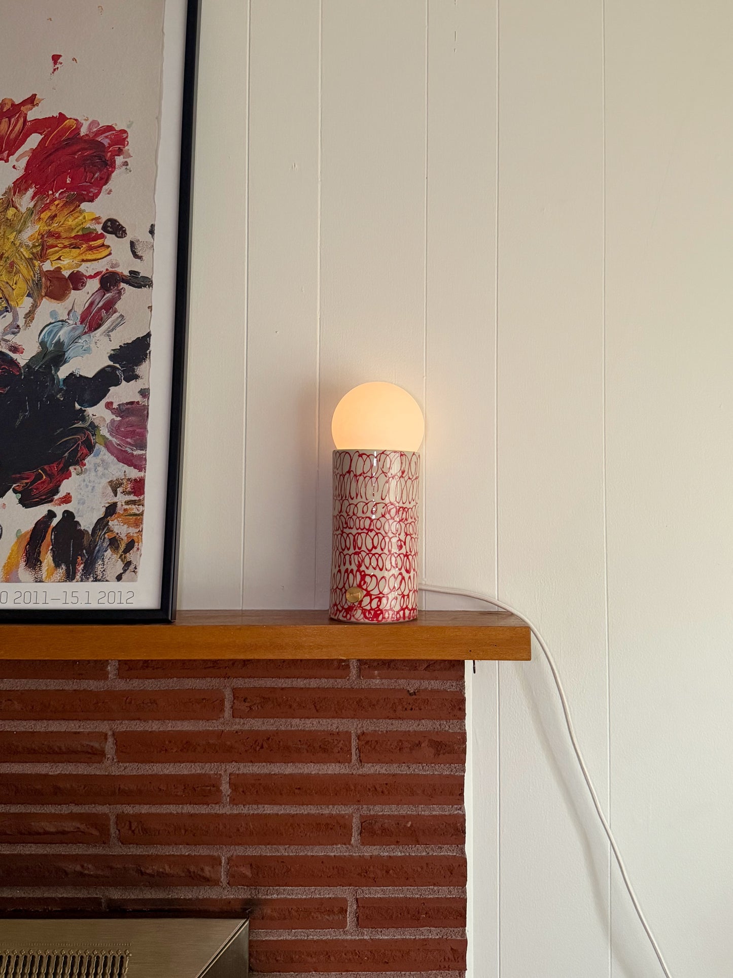 Pillar Lamp - Cy Twombly