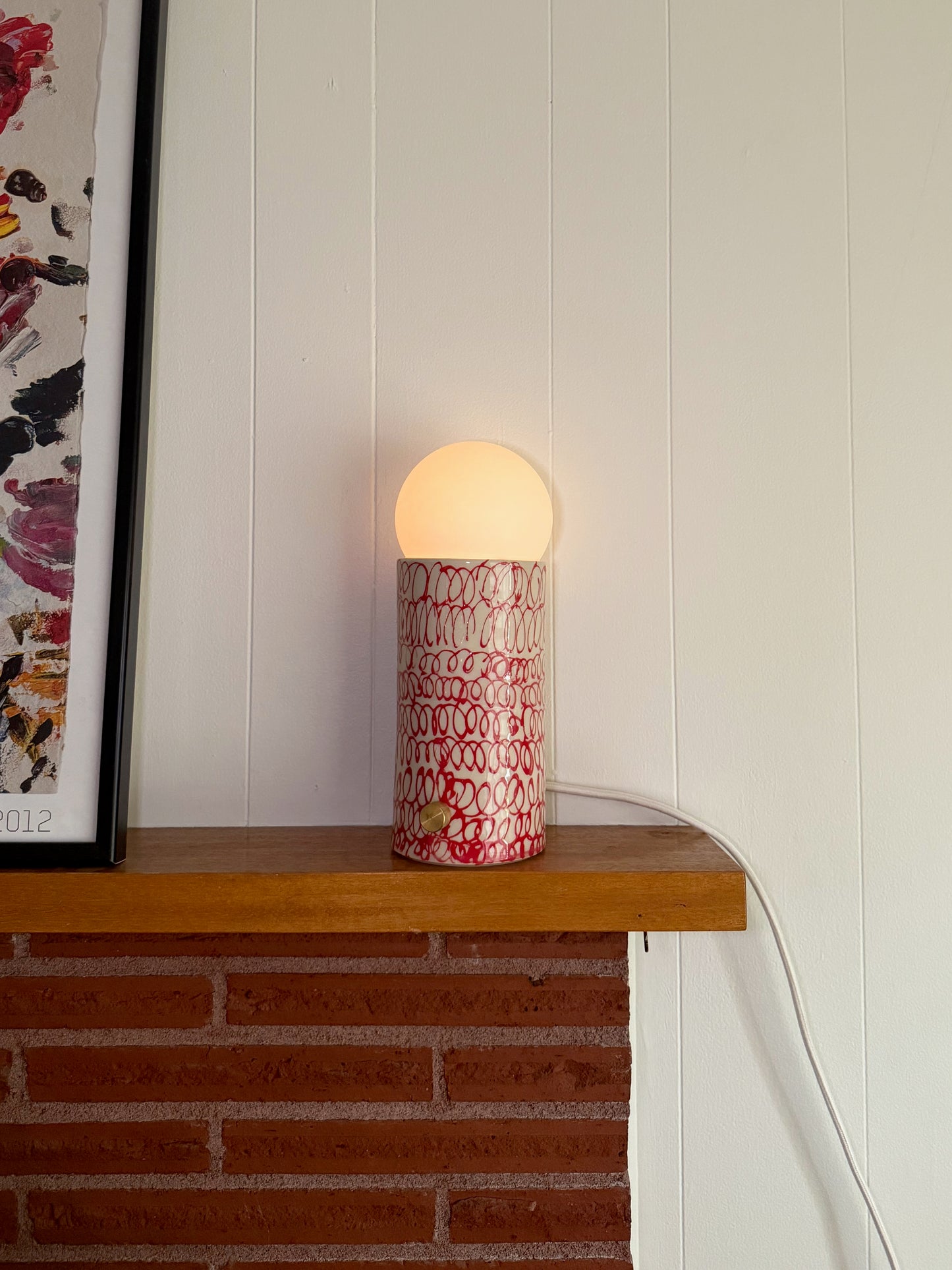 Pillar Lamp - Cy Twombly