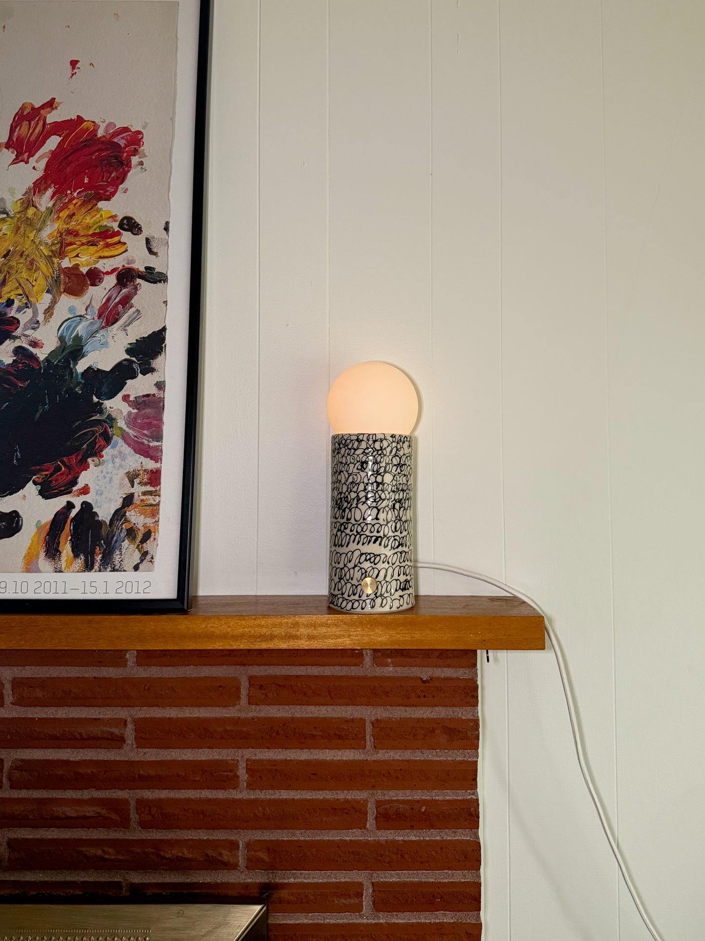 Pillar Lamp - Cy Twombly