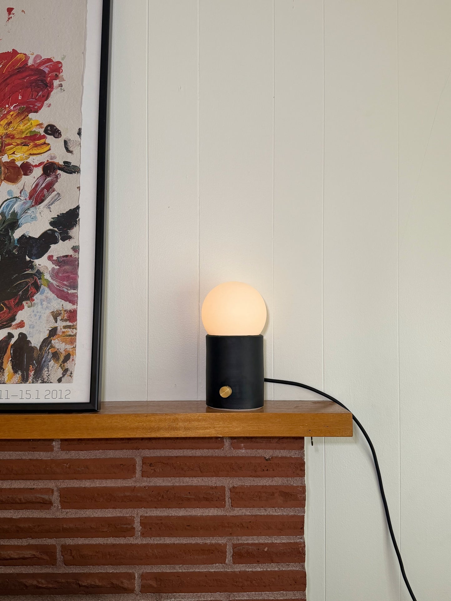 Mini Pillar Lamp - Char