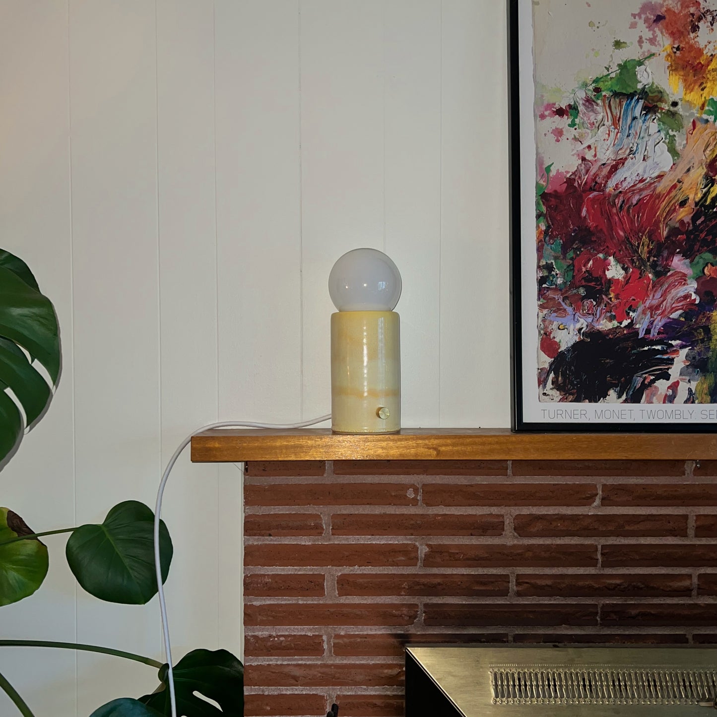 Pillar Lamp - Yellow