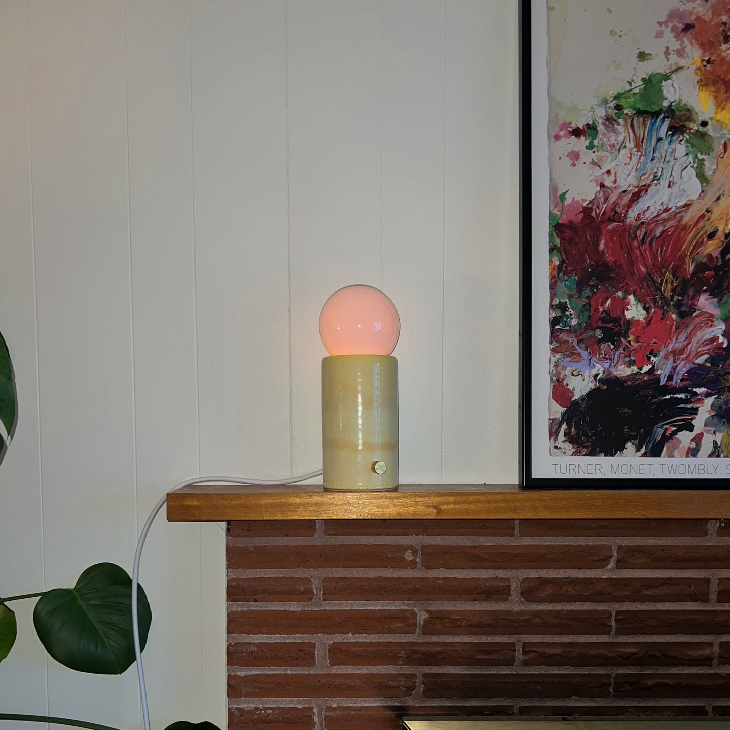 Pillar Lamp - Yellow