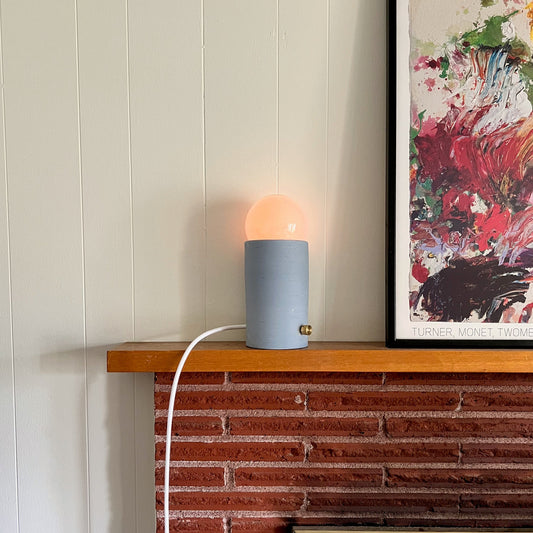 Pillar Lamp - Cobalt