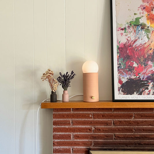 Pillar Lamp - Persimmon