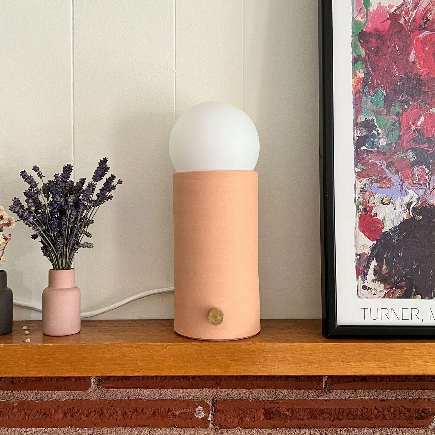 Pillar Lamp - Persimmon